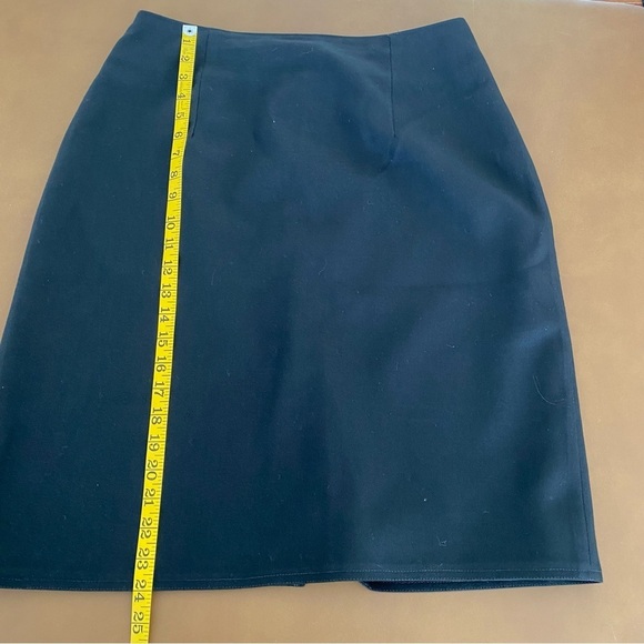 Black Wool Blend Skirt Vintage 1990’s Kiz Size 14 - Picture 8 of 10